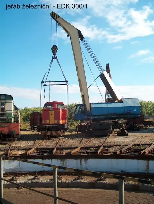 jeřáb železniční - EDK 300/1