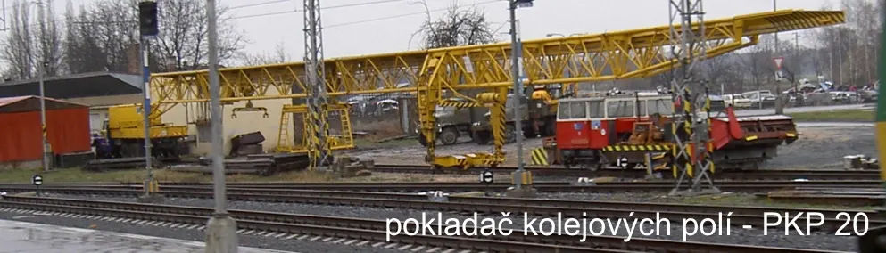 pokladač kolejových polí - PKP 20